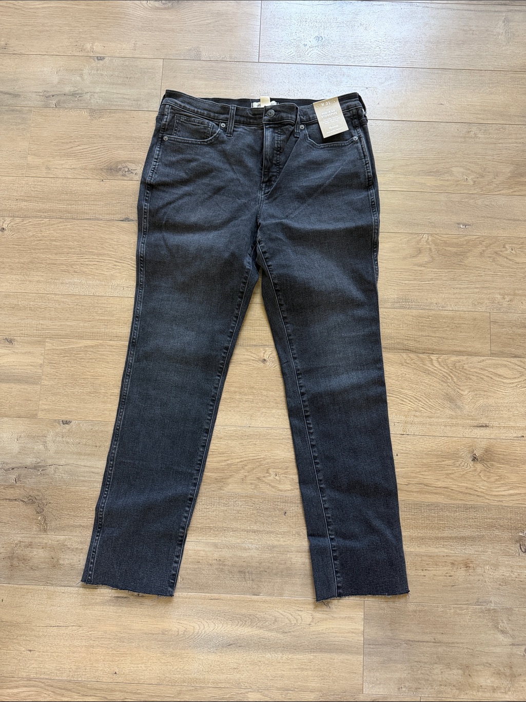 Madewell Black Straight-Leg Women’s Jeans